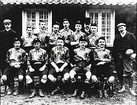 Het Belgisch elftal in 1905